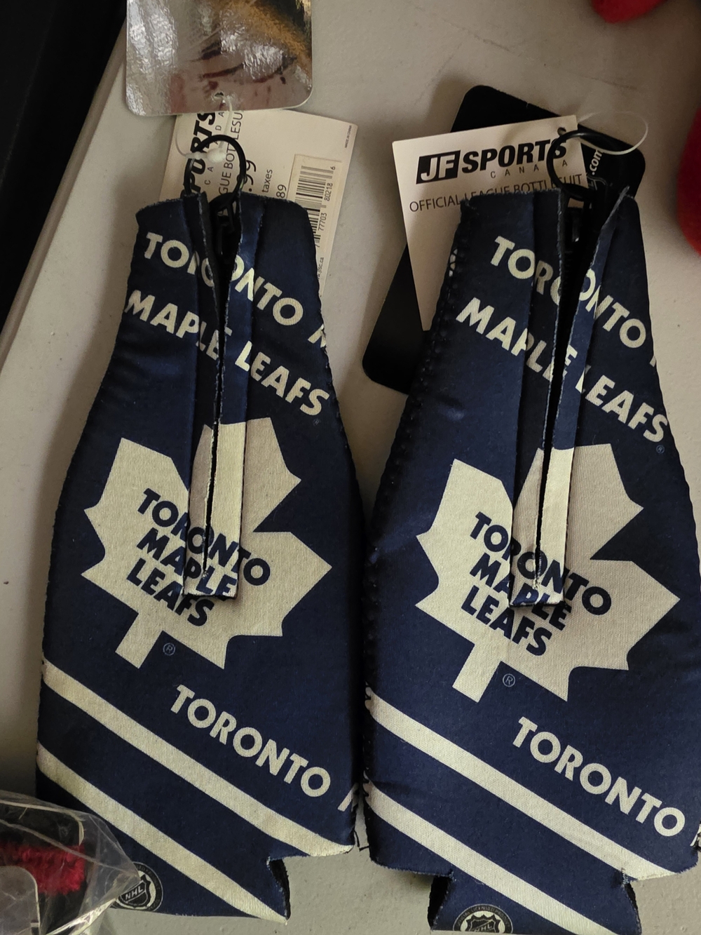 NHL Retro Toronto Maple Leafs Navy Blue Can Koozies 2-Pack